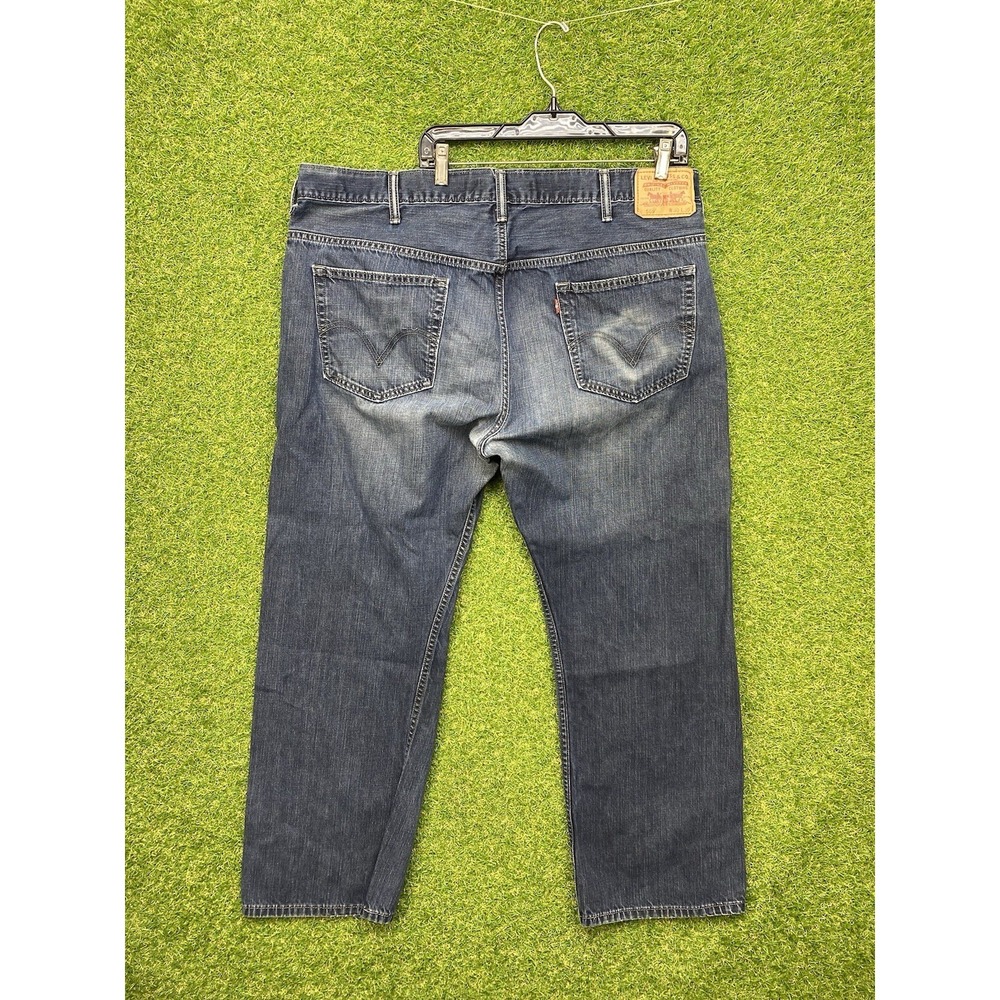 Levis 569 Jeans Mens 40x30 Loose Straight Blue Dark Wash Relaxed Workwear Y2K